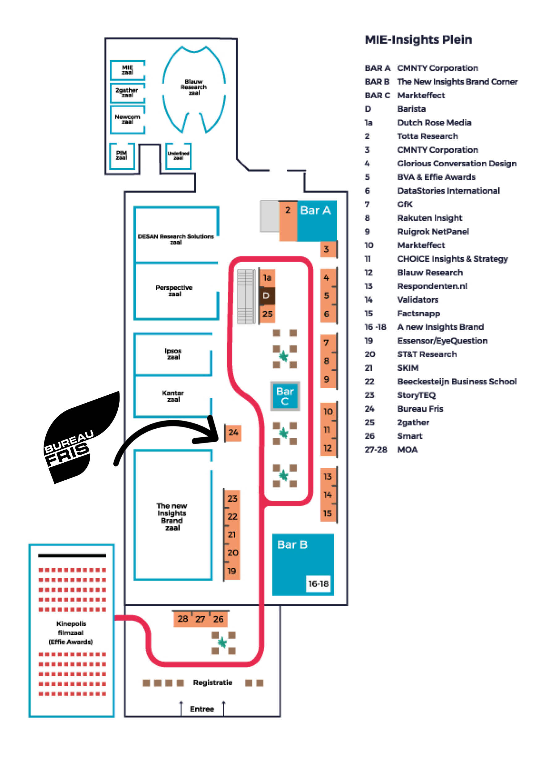 Plattegrond BF MIE